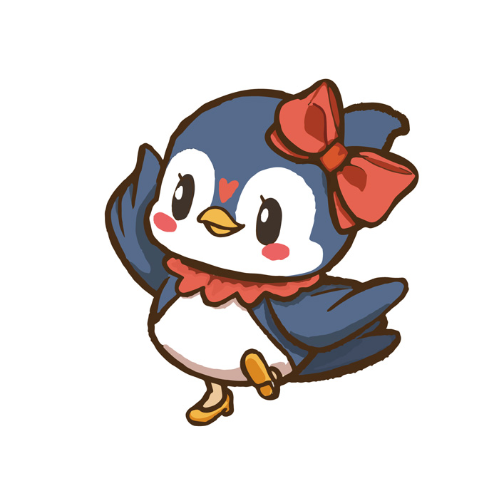 置賜ツバメ石油キャラクター メッキー
